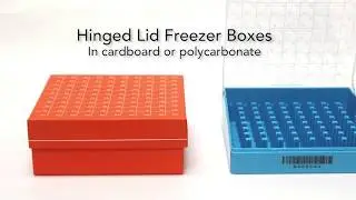 Hinged Lid Freezer Boxes from MTC Bio&trade;