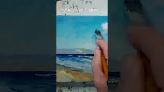 Painting the Sea in Spain &ndash; Plein Air Oil Painting