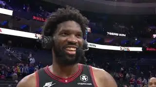 Joel Embiid PostGame Interview | Indiana Pacers vs Philadelhia 76ers