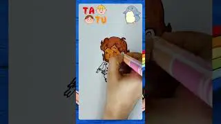 Draw and Animate Cute Girl  | End = Surprise ✨ ✨  #cartoon #animation #animated #cute