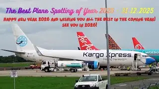 Plane Spotting @ Sandakan Airport =Best Plane Spotting of Year 2025 + 31.12.2025=