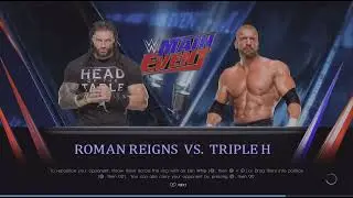 WWE Roman reigns vs. Triple h | Full Match 