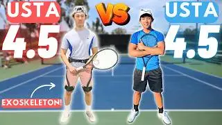 Смогу ли я победить игрока с рейтингом USTA 4.5, используя экзоскелет?