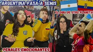 Argentina vs Ecuador Penales | Reacciones de Hinchas | Copa América 2024