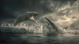 The Invasion: Polar Bear vs Shark vs Penguins | Antarctic Survival Documentary