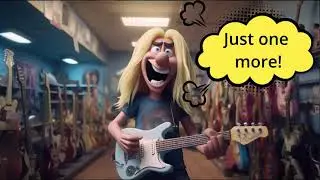 Shreddy McFret 3-String Rule For Guitar Addictions Comedy Short Film From G.A.A.