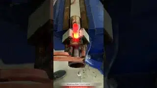 Induction Brazing Copper Tubes and Brass Fittings With Handheld Induction Heater