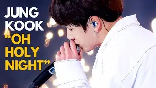 jungkook singing 'Oh Holy Night'