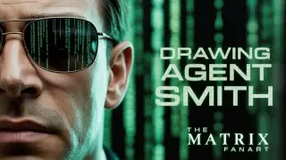 Drawing The Matrix&rsquo;s Most Iconic Villain | Agent Smith