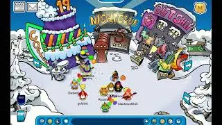 Club Penguin Journey 19th Anniversary Event Party Hat and Pin Location