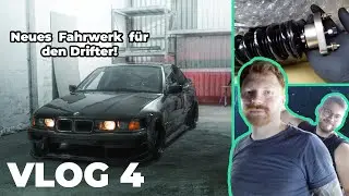 NEUES FAHRWERK für den BMW E36 DRIFTER! Jan's Garage Vlog 4