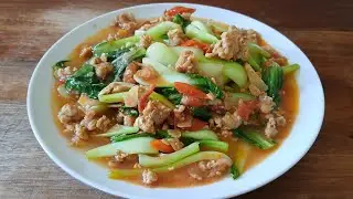 TUMIS POKCOY DAN TEMPE, TERNYATA ENAK BANGET 
