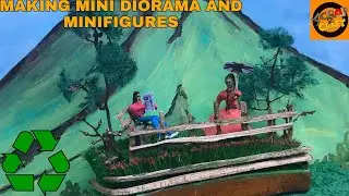 CREATING MINI DIORAMA AND MINIFIGURES FROM SCRAP TO CRAFT!