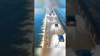 Этот американский мост настолько длинный, что кажется нереальным