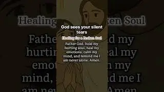 God sees your silent tears #prayerandpurpose #inspirational #inspiration #prayer #gospel #jesus