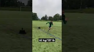 Referee sprint training - Heavy weight sled
