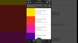 MeasureColor Mobile Color Measurement and Cloud Search