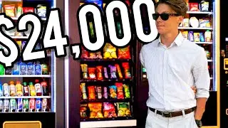 Teenager Spent $24,000 to Buy a Vending Machine Business Route