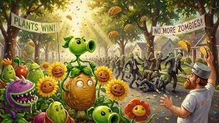 Plants Vs Zombies Ultimate Battle Victory Theme Song - Vintage 50s Version - PvZ Cover Soundtrack
