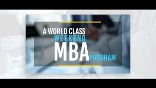 Weekend MBA - An Introduction