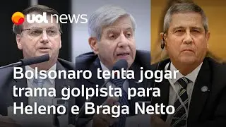 Militares reagem após Bolsonaro tentar jogar trama golpista para Heleno e Braga Netto