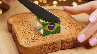 1 Hour AI ASMR Spreading on Toast | Animals, Forest, Sea, Sky & Candy Jelly Gummy Sounds