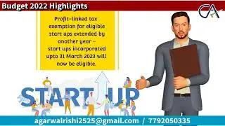 Animated Budget 2022-2023 Summary| Key Highlights of Budget 2022-23| CA Rishi Agarwal