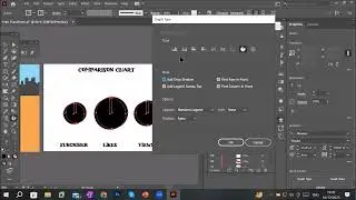 Illustrator Chap-18| Graph Tool | How to make Column, Bar, Pie graph | Show numerical data in Graph
