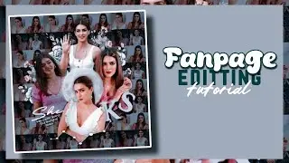 PicsArt Fanpage editing tutorial 🕊️ | Easy editing tutorial for fanpage