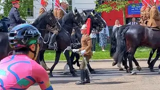 Cavalry Trooper Gets Bucked Off His Horse (Miracle Escape)