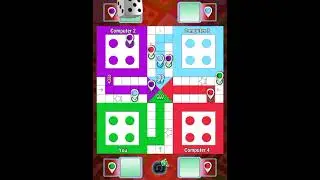 How to win Ludo king || Four players ludo gaming video || Trick and tips Ludo king video