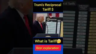 Trump's Reciprocal Tariff | What is Reciprocal Tariff | Tariff meaning in hindi #economics #ytshorts