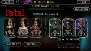 Fatal Klassic Tower Battle 154 | Mortal Kombat Mobile
