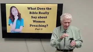 Not Permit a Woman to Teach Part 3, Frank Rushing, January 4, 2026
