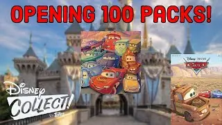 Disney Collect! by Topps // Opening 100 PACKS of the MEGA MOTORS Collection