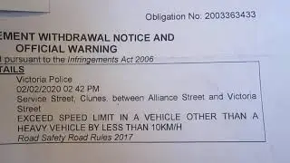 How to get way with a speeding fine in Victoria (maybe other states) and remove that demerit point.