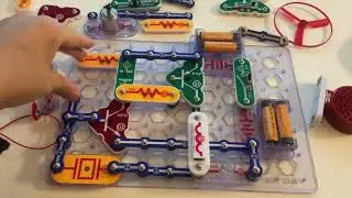Electronic Snap Circuits: Buzzing in the Dark, Touch and Water Buzzer with High Freq, and Mosquito