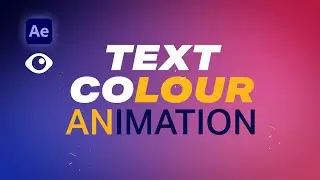 Анимация цвета текста (3 способа) | Учебное пособие по Adobe After Effects
