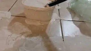 DIY  Part 1 Plastering Slumlords Nasty Kitchen Counter top