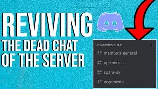 HOW TO REVIVE YOUR SERVER'S DEAD CHAT || 100% WORKING WITH PROOF!!!