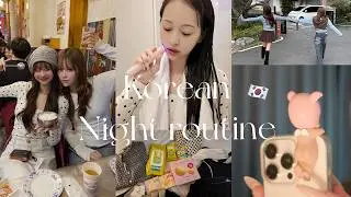 【night routine】韓国での夜の過ごし方🌙 おすすめ購入品とスキンケア紹介するよ~🇰🇷🩷