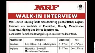 MRF Tyres Walk in Interview