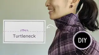 Turtleneck Made EASY: Draft & Sew in Minutes! (Yes, it&rsquo;s literally just a rectangle!)