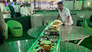 BIGGEST PLATTER CHALLENGE! 14 Feet Long, 24 Non-Veg Dishes!