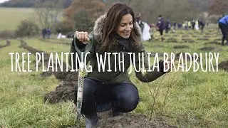 How to plant a Tree with the Woodland Trust and Julia Bradbury 2019