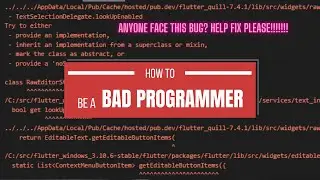【Flutter】BUG? ! Teach me how to fix flutter_quill BUG  !  I was mad NOW ! (class RawEditorState)  !