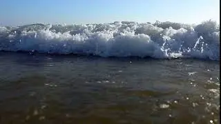 Low Angle of Ocean Waves - Free Stock Footage