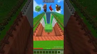 Mobs 🆚 Fall Damage Challenge😱💀 Minecraft #filtro #trend #minecraft
