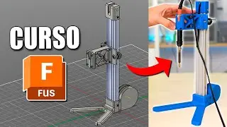 Dise&ntilde;o 3D AVANZADO de Componentes y herramientas para impresi&oacute;n 3D con Fusion