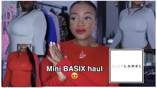 MINI JLUXLABEL BASIX CLOTHING HAUL (NOT SPONSERED) JLUXBASIX- HIGH QUALITY BASICS FOR WOMEN